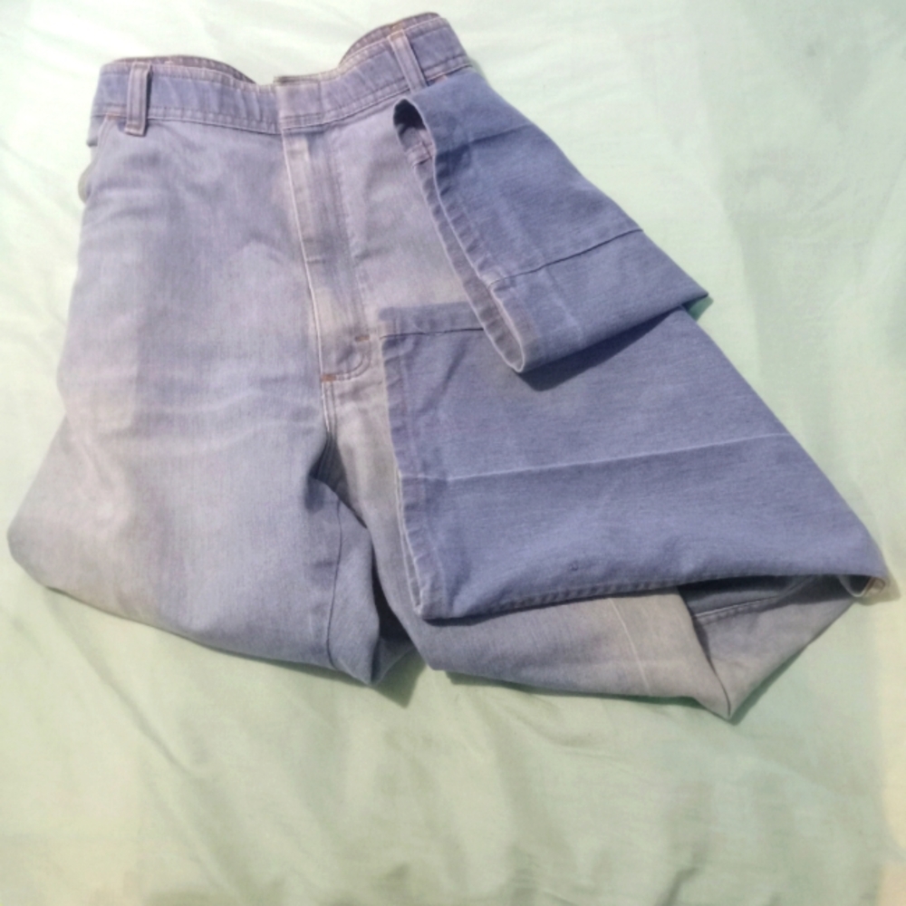 💙 EUC Mens Comfort Action Sports Light Acid Wash Long Jeans Size 40 x 30 Denim